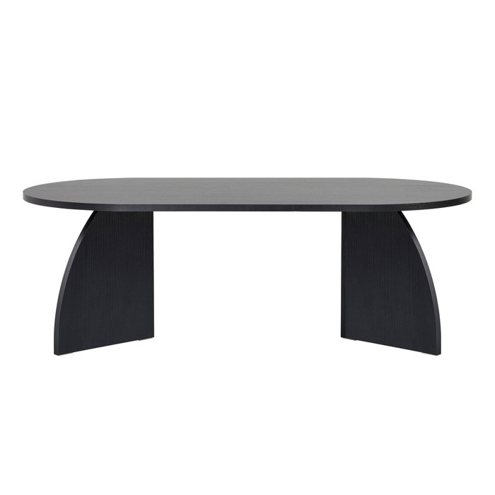 Nordure Melina Mesa de Café Negro Madera